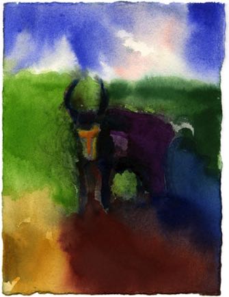 03 (Monster), 14cmx19cm, Watercolour 03 (Monster), 14cmx19cm, Watercolour